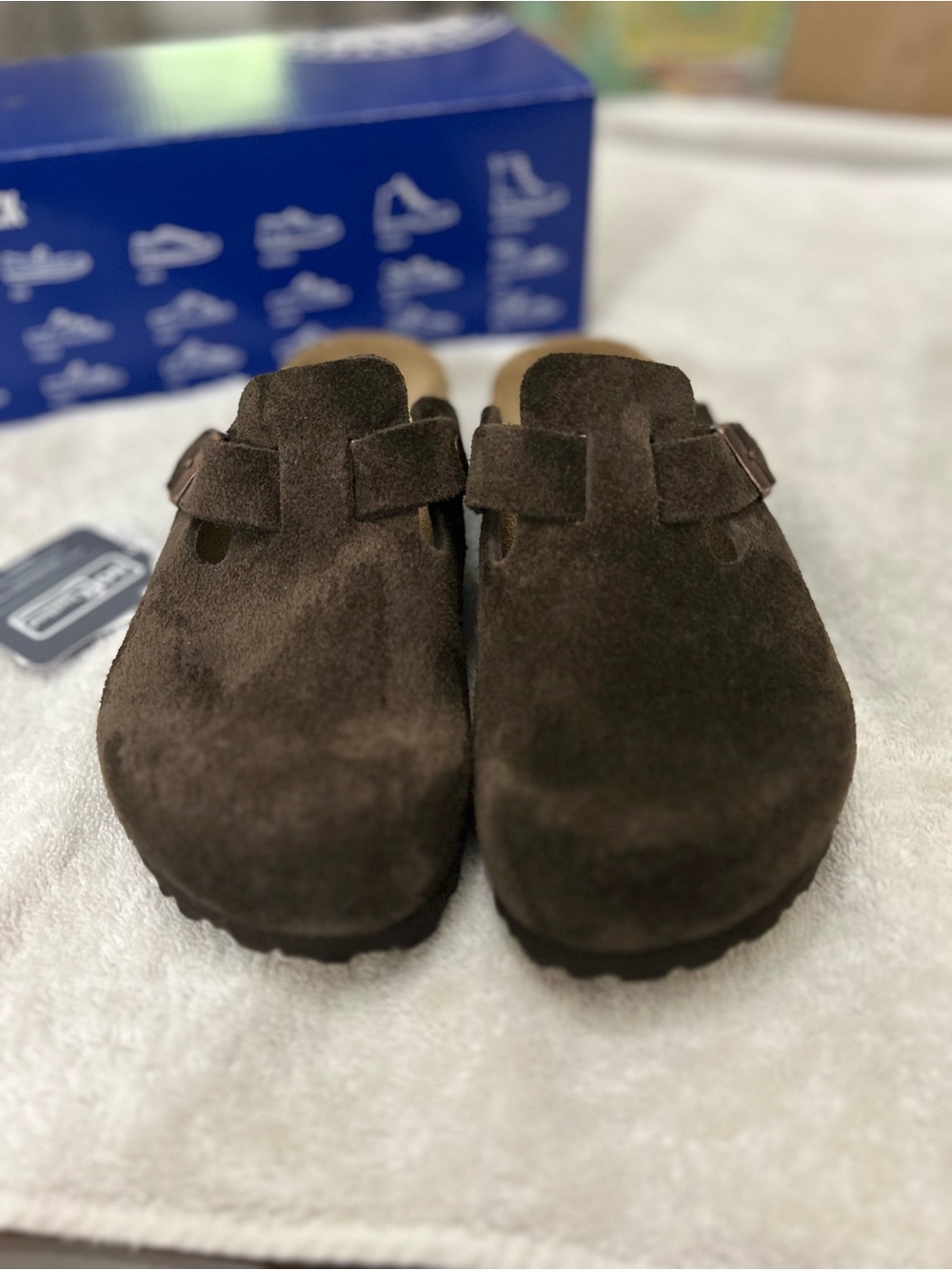 Birkenstock Bostons Soft Footbed in Mocha sz 38N - Picture 3 of 8